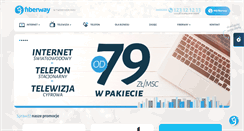 Desktop Screenshot of fiberway.pl